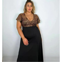 VESTIDO DE JERSEY CON LENTEJUELAS art. 7324