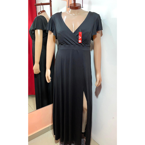 VESTIDO DE JERSEY CON VOLADO art. 7343