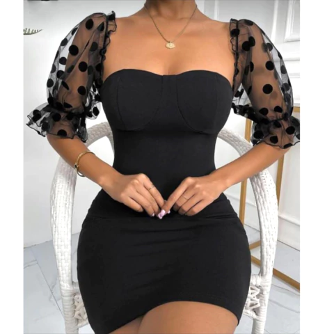 VESTIDO DE CREPE. ART 7353