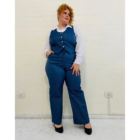 PANTALON DE BENGALINA CON RAYAS art. 5130
