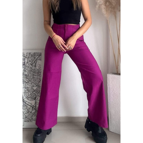 PANTALON DE BENGALINA CON CINTURA DE AVISPA art. 5131