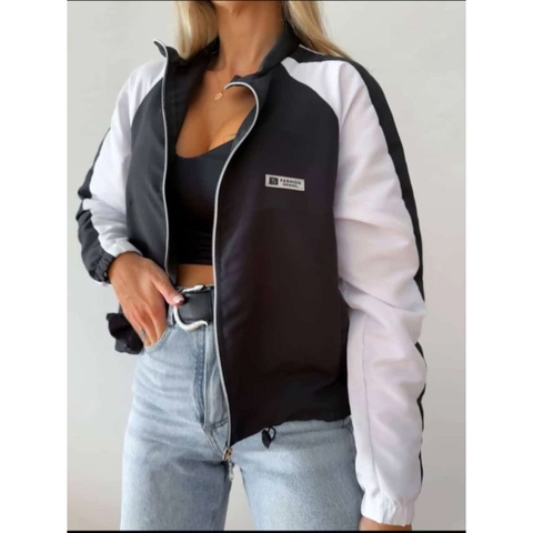 CAMPERA ROMPEVIENTO COMBINADA. ART 3144