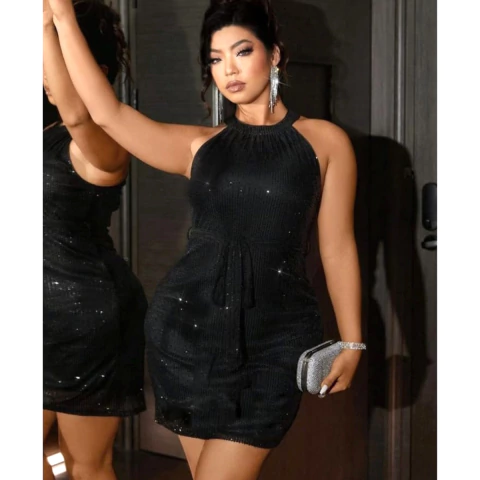 VESTIDO DE MORLEY LUREX. ART 7387