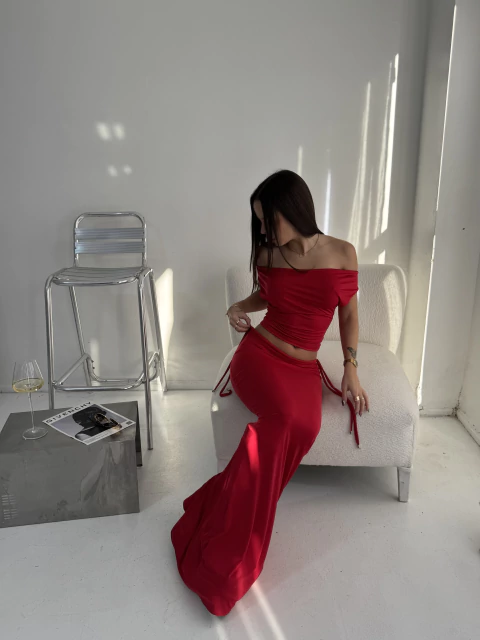 Pollera MERMAID cherry - comprar online