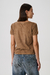 Remera crop basic marron en internet