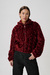 Campera boa bordeaux