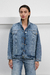 Campera oversize caiman blue - comprar online
