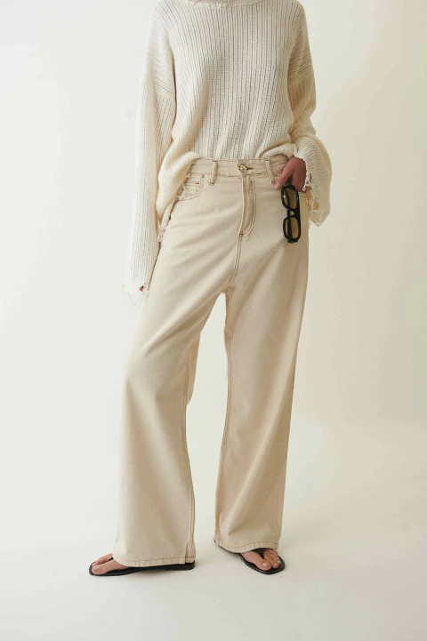 Baggy Olivo Crudo - comprar online