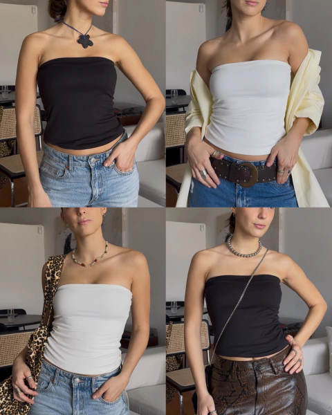 Combo! Strap Less blanco & negro - comprar online