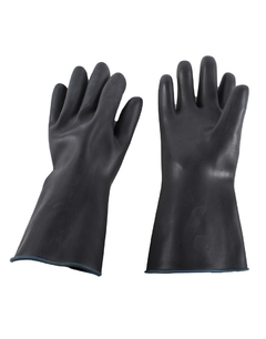 Guante De Látex Industrial Negro Harten