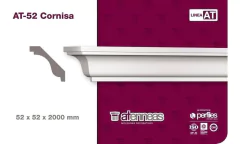 Moldura Atenneas Telgopor At-52 X 2 Mts