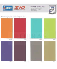 Latex Interior Z10 Colores X 4 Lts - comprar online