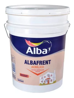 Latex Exterior Acrilico Albafrent Blanco X 20 Lts