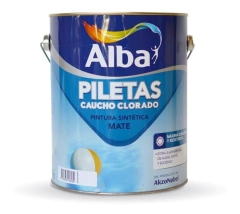 Pintura Para Piletas Caucho Alba Celeste X 4 Lts