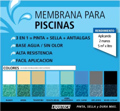 Membrana para Piletas Liquitech Merclin x 4 Lts en internet