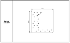 Cartela Perforada 200x200x1,29 Mm Barbieri Steel Frame - comprar online