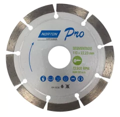 Disco Diamantado Pro Segmentado Norton 110mm