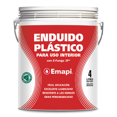Enduido Plastico Interior Emapi x 10 Lts