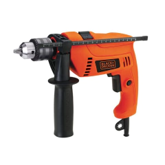 Taladro Percutor Eléctrico De 13mm Black+decker Hd650 650w + Accesorio Con Caja De Cartón 220v 50hz