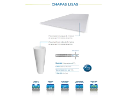 Das Dach Chapa Polipropileno Lisa 1,10 X 2 Mts - comprar online