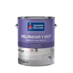 Pintura Para Melamina y MDF Color Blanco X 0,9 Lt