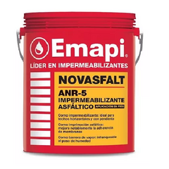 Pintura Asfáltica Acuosa Novasfalt Emapi X 20 Lts