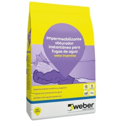 Weber TEC Imperstop Obturador Para Fugas De Agua X 5 Kg