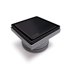 Rejilla Atrim Pileta De Patio 2 En 1 Negro Pr120t08