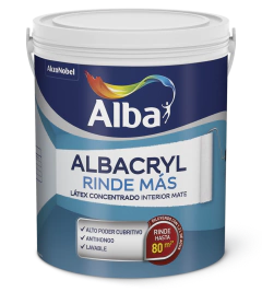 Albacryl Rinde Mas Latex Interior Blanco X 10 Lts