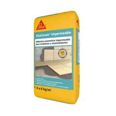 Pegamento Sikaceram Impermeable x 30 Kgs - comprar online
