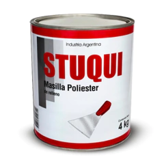 Masilla Poliester Stuqui Zeocar X 4 Kg