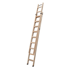Escalera Madera Tipo Bombero Sin Fin N 15