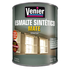 Venier Sintetico 3p Negro Mate X 1 Lt