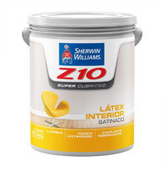 Z10 Interior Satinado Blanco Sherwin Williams X 10 Lts