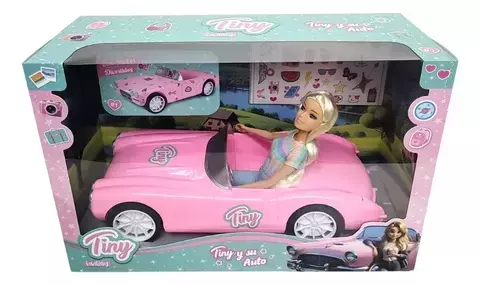 SEB- TINY MUÑECA CON AUTO 55868