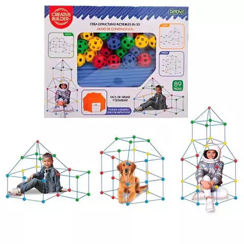 DITOYS CREATIVE BUILDER X 89 PIEZAS 2887