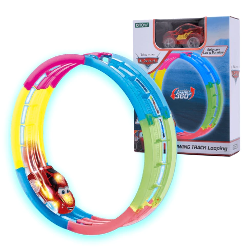DITOYS CARS GLOWING TRACK LOOPING 2667