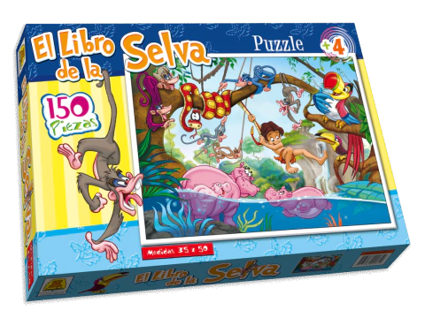 IMPLAS PUZZLE EL LIBRO DE LA SELVA 150 PIEZAS ART 261