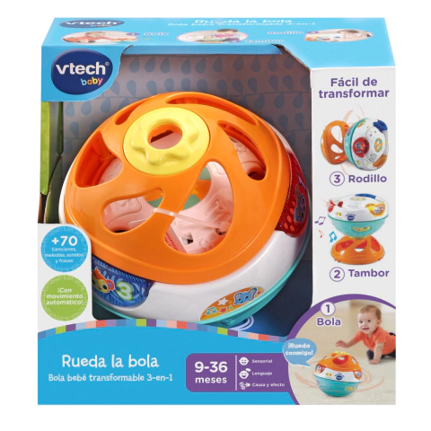VTECH BABY RUEDA LA BOLA 3 EN 1