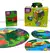 BARCO DE PAPEL PUZZLE CIRCULAR DE MADERA DINOSAURIOS