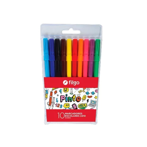FILGO MARCADORES ESCOLARES LAVABLES X 10 ART 2210