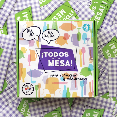 BARCO DE PAPEL JUEGO TODOS A LA MESA