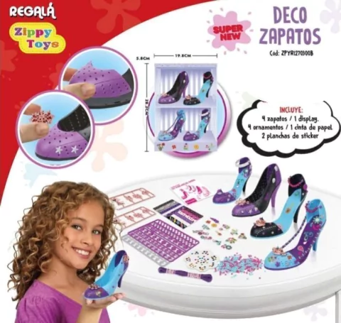 ZIPPY TOYS - SET PARA DECORAR MINI ZAPATITOS