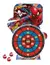 DITOYS SPIDERMAN TIRO AL BLANCO CON PELOTAS 2469