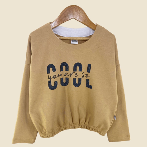 BUZO TWEEN CROP RÚSTICO SALAMANCA - comprar online