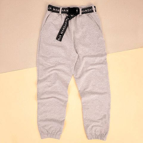 BABUCHA TWEEN RÚSTICO ESMIRNA OVERSIZE GRIS MELANGE