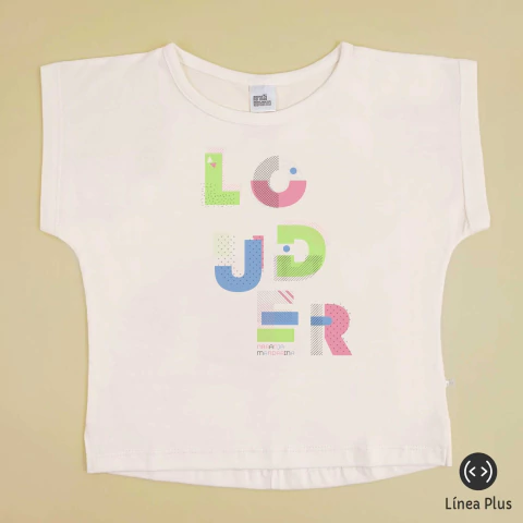 REMERA KID TOLUCA LOUDER CRUDO PLUS