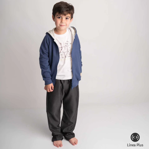 PANTALÓN BAGGY KID TWILL DENIM MUNICH BLACK DENIM PLUS