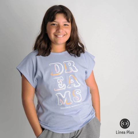 REMERA TWEEN TOLUCA DREAMS LAVANDA PLUS