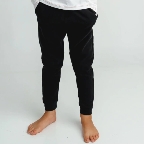 BABUCHA KID RÚSTICO DENVER NEGRO